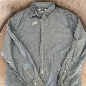 Mens just jeans button down